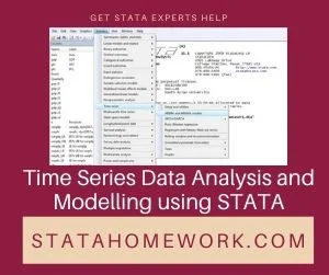 Time Series Data Analysis and Modelling using STATA